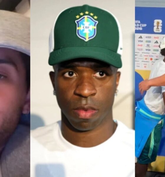 Ze Felipe se irrita ao ver Vini Jr cumprimentar Haaland