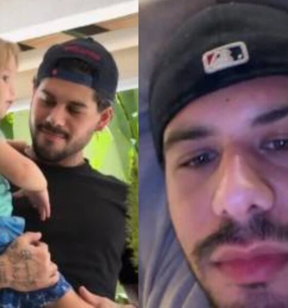Ze Felipe se manifesta apos video com o filho gerar