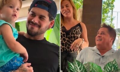 Ze Felipe sofre com duras criticas por incentivar filho bebe