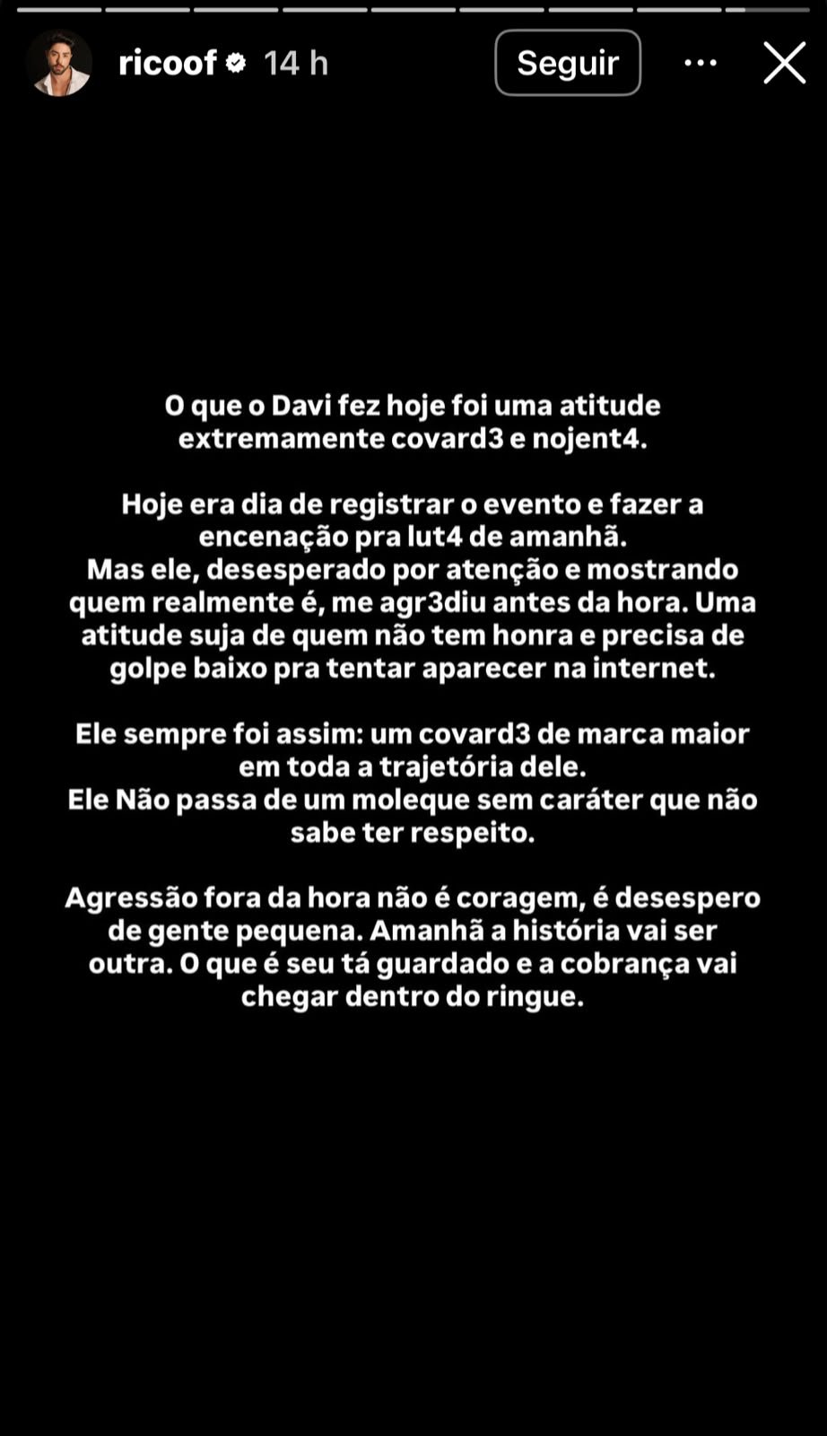 Crédito: Reprodução Instagram @daviooficialll Crédito: Reprodução Instagram @daviooficialll