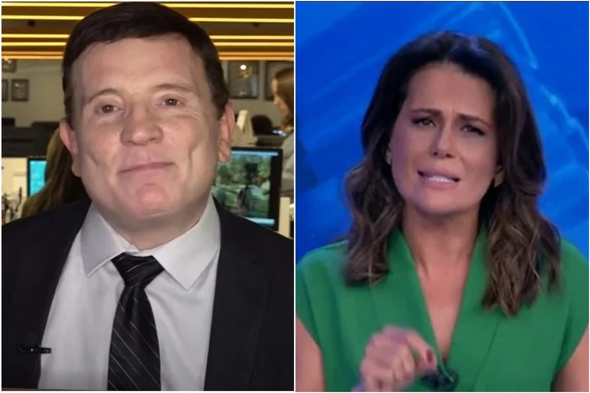 Adriana Araujo detona Roberto Cabrini durante o Jornal da Band