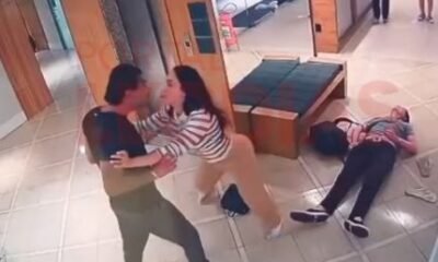 Aline Mineiro retorna ao condominio acompanhada de seguranca namorado segue
