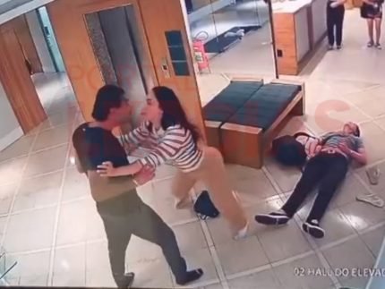 Aline Mineiro retorna ao condominio acompanhada de seguranca namorado segue