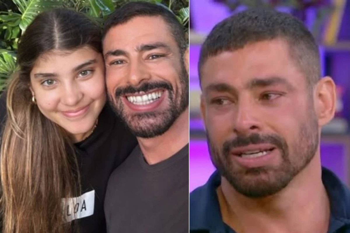 Ao chegar em casa Caua Reymond se depara com essa
