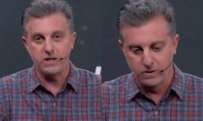 Ao vivo Luciano Huck paralisa o Domingao e comunica triste