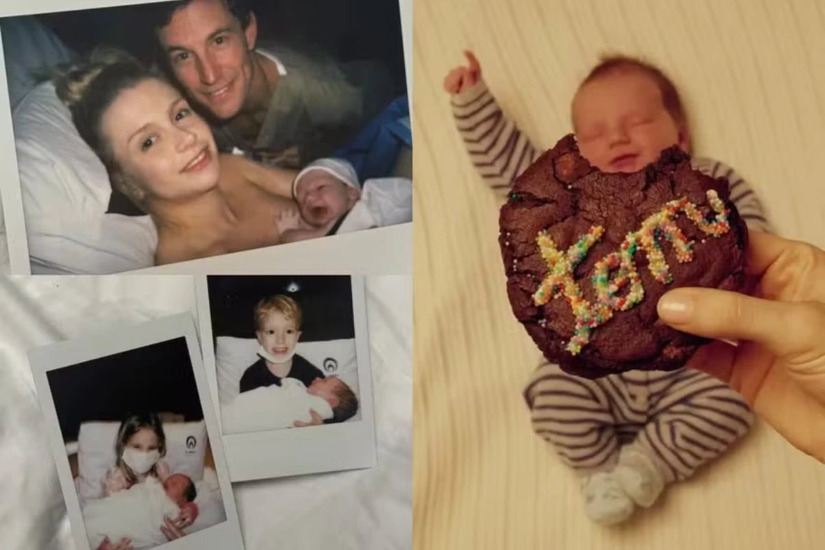 Aos 30 anos Isabella Scherer da a luz terceiro filho
