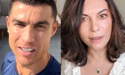 Apos falar da esposa de Cristiano Ronaldo e receber resposta