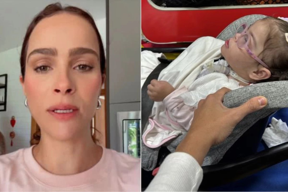 Apos nova internacao da filha no CTI esposa de Juliano