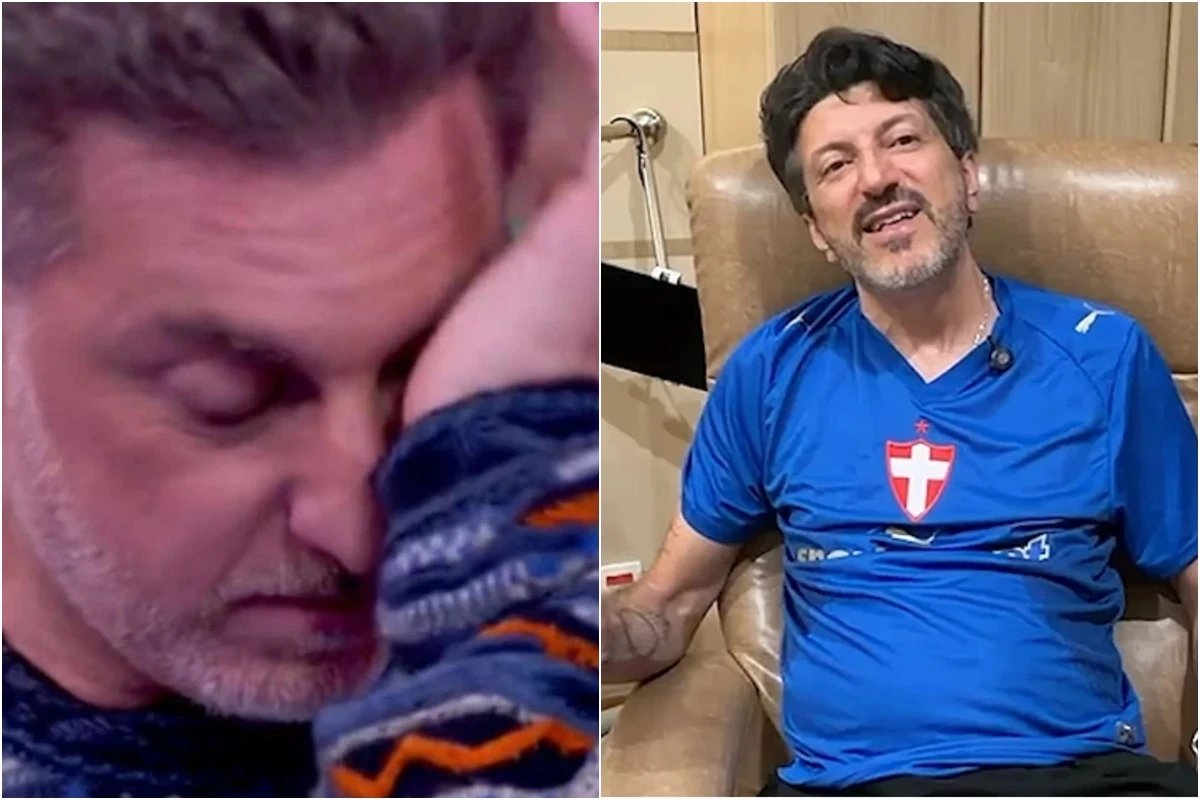 Apos ocorrido com Lito Luciano Huck interrompe o Domingao com