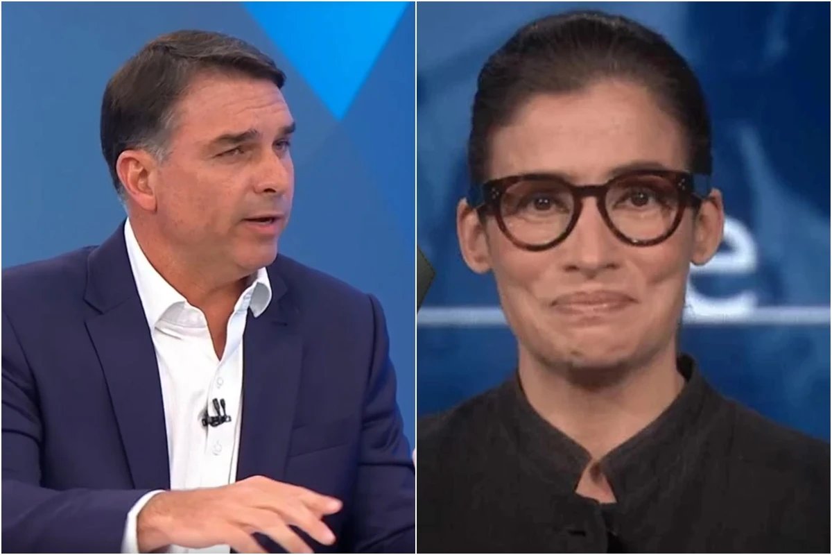 Apos ocorrido com Renata Vasconcellos Flavio Bolsonaro se manifesta ao