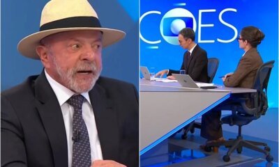 Apos ocorrido em sabatina de Lula Cesar Tralli age as