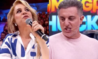 Apos ocorrido no Domingao Isabel Teixeira corrige Luciano Huck que
