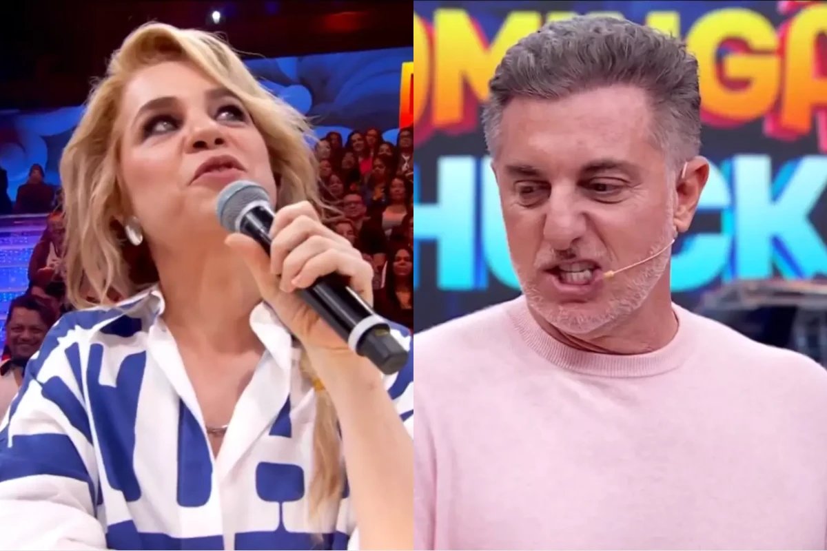 Apos ocorrido no Domingao Isabel Teixeira corrige Luciano Huck que