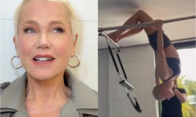 Apos polemica por deixar virilha a mostra Xuxa revela o