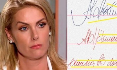 Assinatura de Ana Hickmann era falsa Descoberta muda o rumo