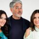 Bonner surge com Fatima Bernardes e a filha e pega