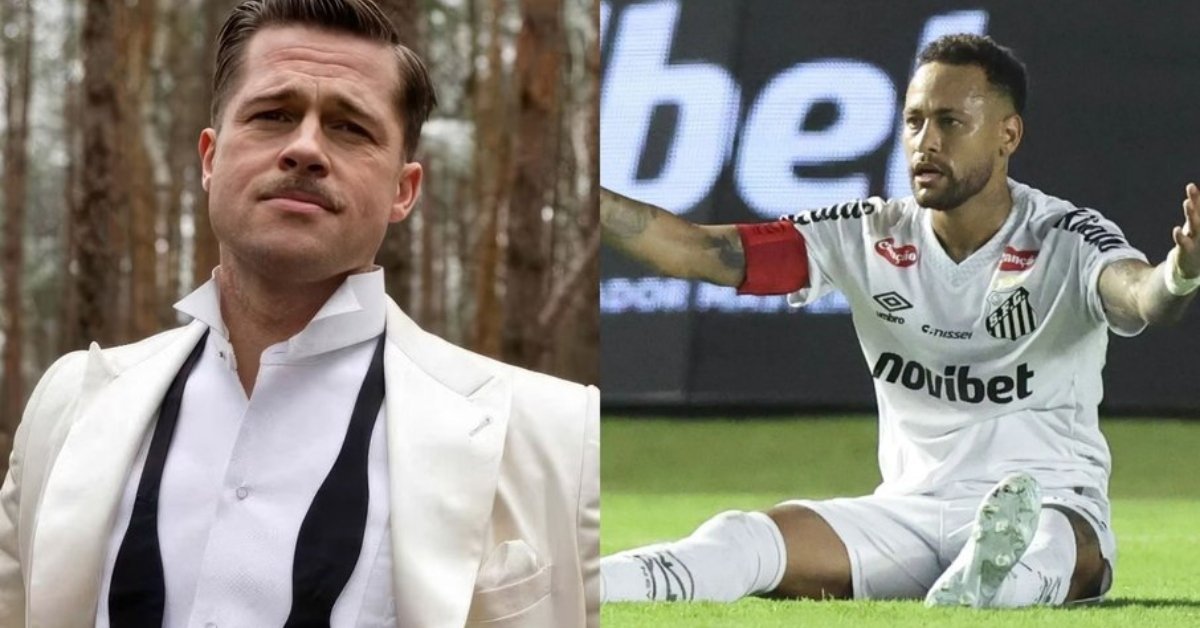 Brad Bitt faz piada com Neymar por simulacoes Precisa de