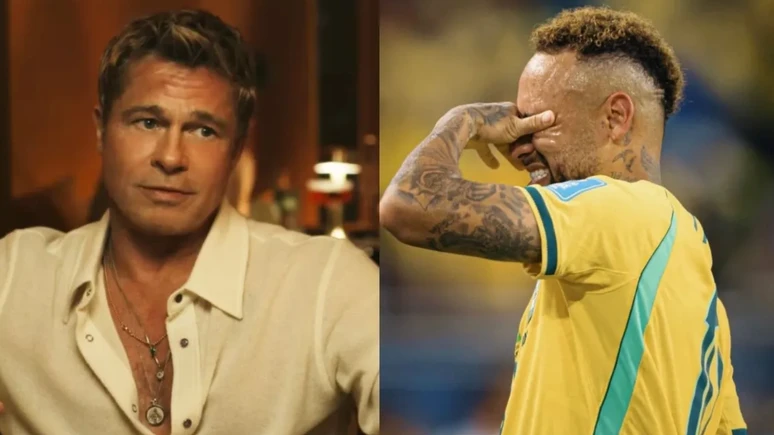 Brad Pitt detona atuacao de Neymar em campo e.webp