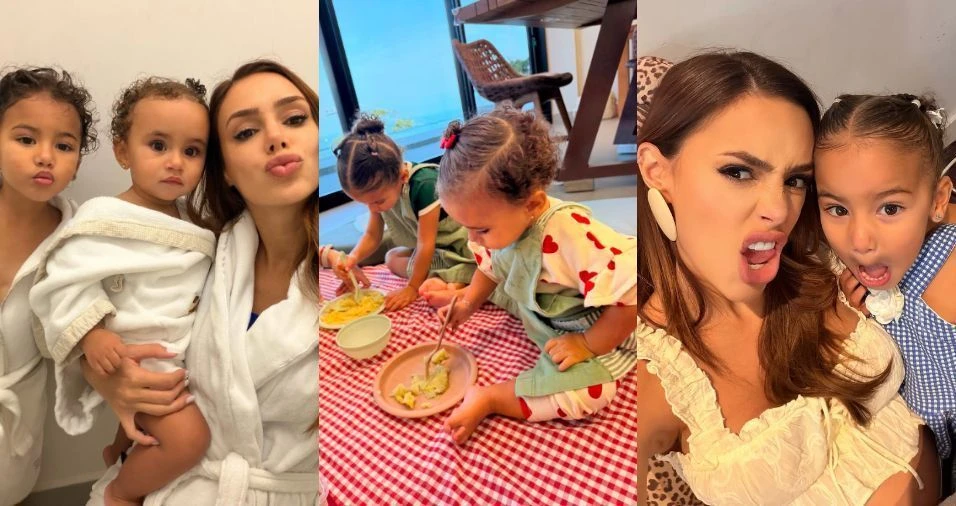 Bruna Biancardi abre album de fotos com filhas de.webp