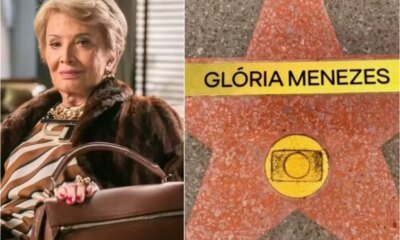 Calcada da Fama Uma semana antes de falecer Gloria Menezes
