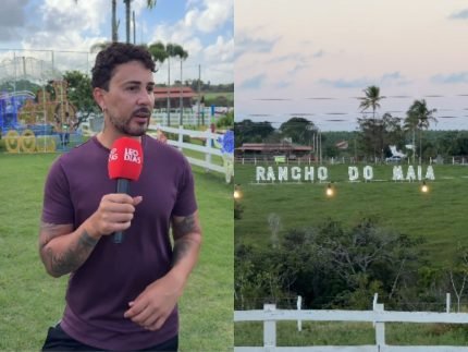 Carlinhos recebe o portal LeoDias no Rancho o paraiso cinematografico