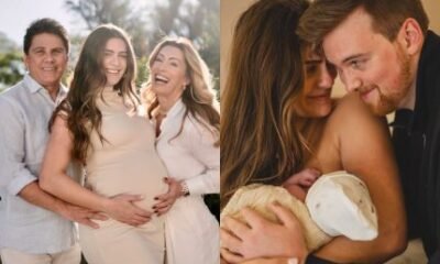 Cesar Filho e Elaine Mickely sao avos Luma Cesar anuncia