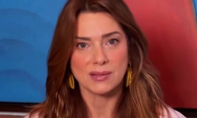 Chorando Leticia Spiller se manifesta apos ocorrido ‘Nao tenho nem