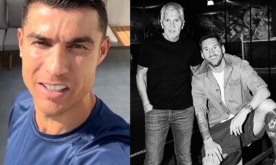 Comentario de Cristiano Ronaldo em post de Messi lamentando a