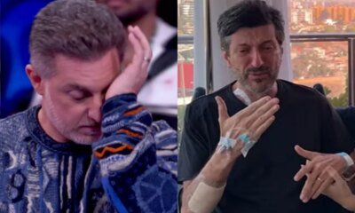 Comovido durante o Domingao Luciano Huck expoe a real situacao