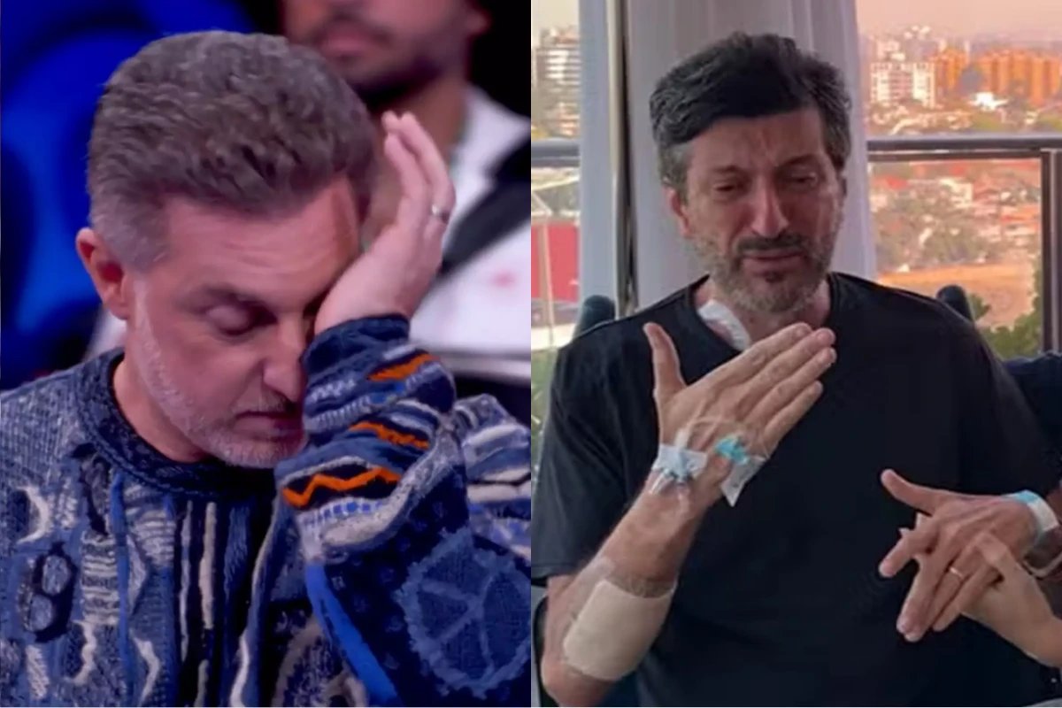 Comovido durante o Domingao Luciano Huck expoe a real situacao