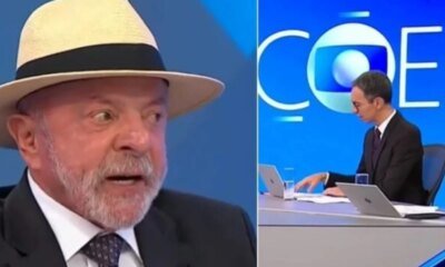 Constrangimento ao vivo Tralli se confunde durante entrevista com Lula