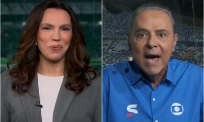 Coube a Ana Paula Araujo ao vivo no Jornal Nacional