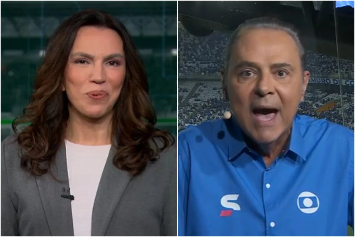 Coube a Ana Paula Araujo ao vivo no Jornal Nacional