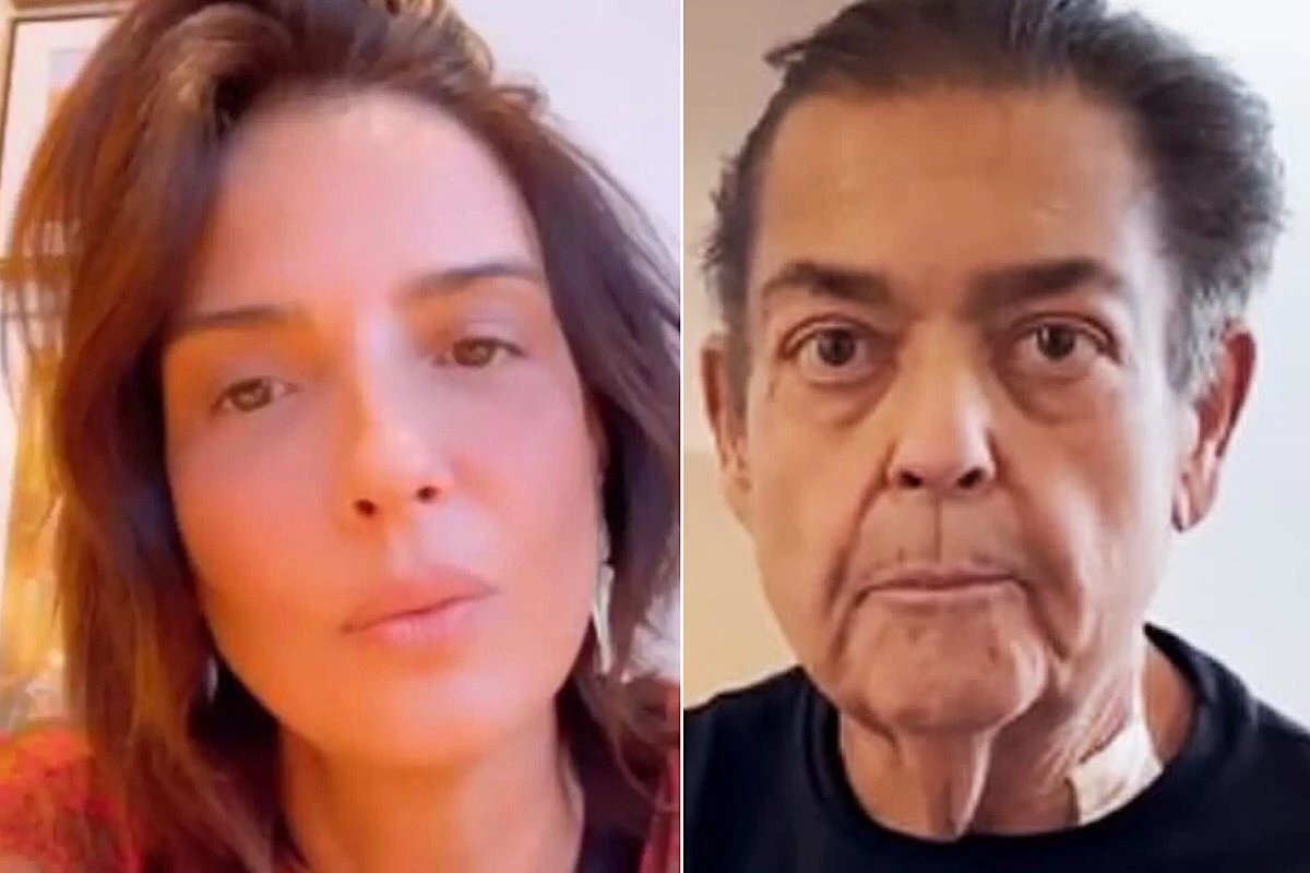 Coube a esposa de Faustao dar noticia sobre o apresentador