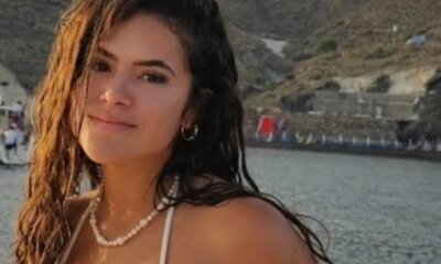 De biquini em lancha na Europa Maisa exibe estilo e