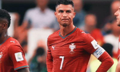 De visual novo Cristiano Ronaldo chama atencao durante treino