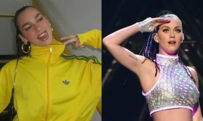 Dua Lipa e Katy Perry viralizam em video juntas.webp