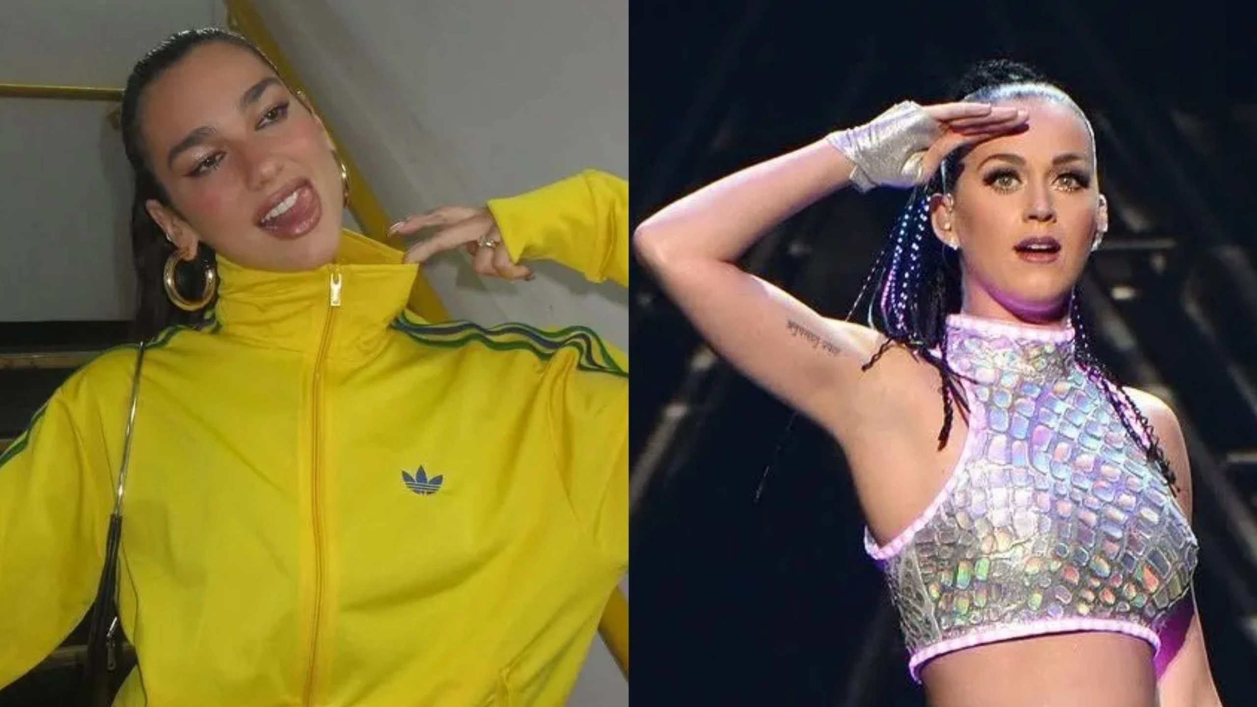 Dua Lipa e Katy Perry viralizam em video juntas.webp