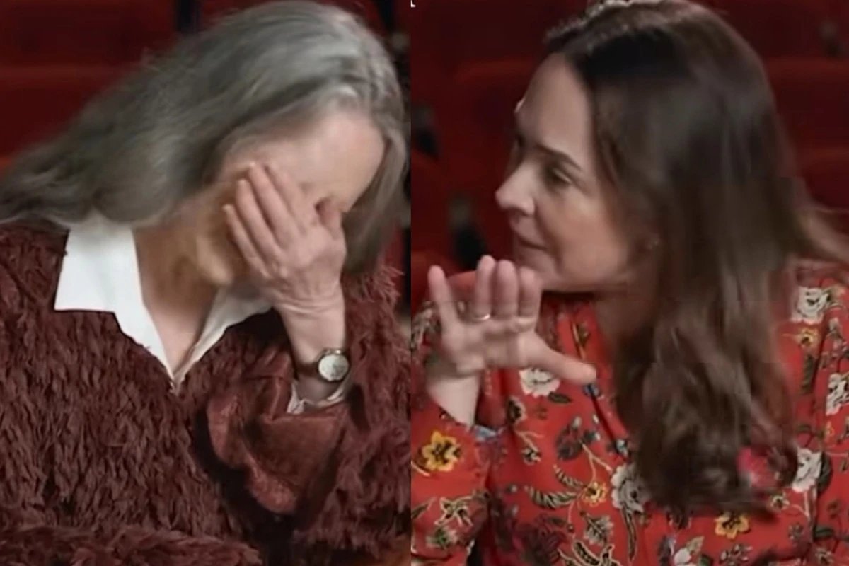 Durante entrevista Gabriela Duarte entra em atrito com a mae