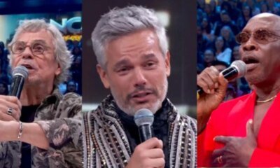 Emocionado Otaviano Costa cai no choro apos comentario de jurado