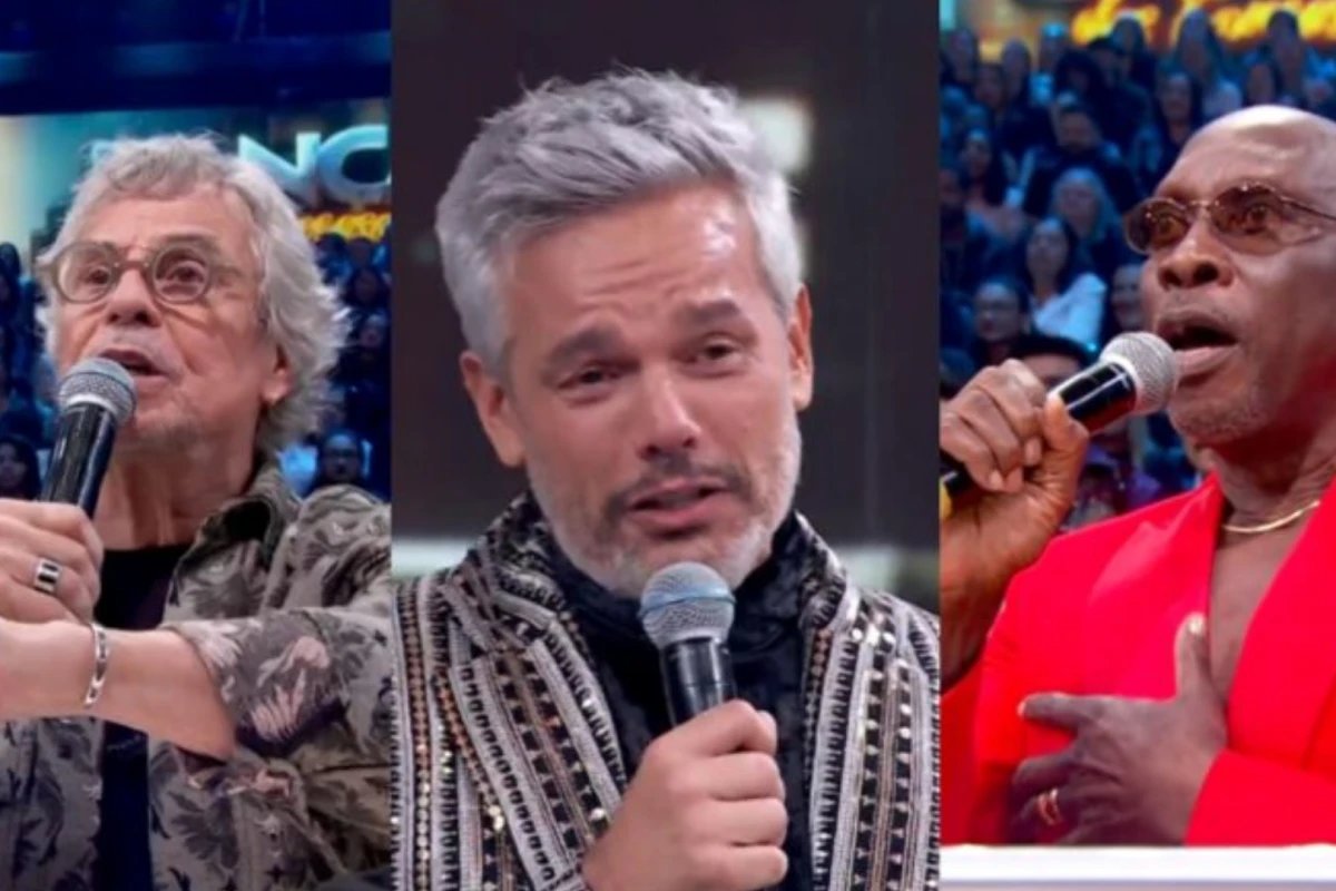Emocionado Otaviano Costa cai no choro apos comentario de jurado