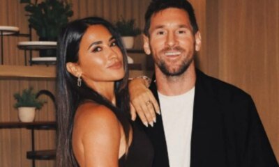 Esposa de Messi se emociona com despedida do craque e