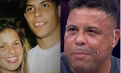 Essa foi a reacao de Ronaldo ao descobrir que ex namorada