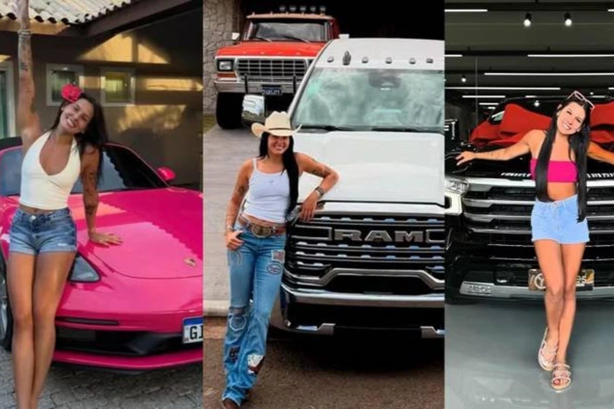 Esta e a colecao de carros de Ana Castela que