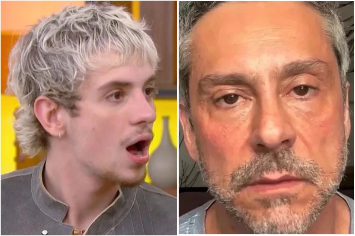 Esta foi a reacao de Alexandre Nero ao saber que