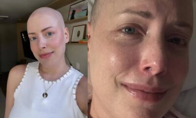 Esta foi a reacao de Fabiana Justus ao encontrar doador