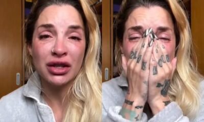 Ex BBB Clara Aguilar chora ao denunciar ex marido e o acusa