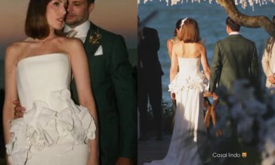 Fabiana Justus se emociona no altar e presenca inesperada marca