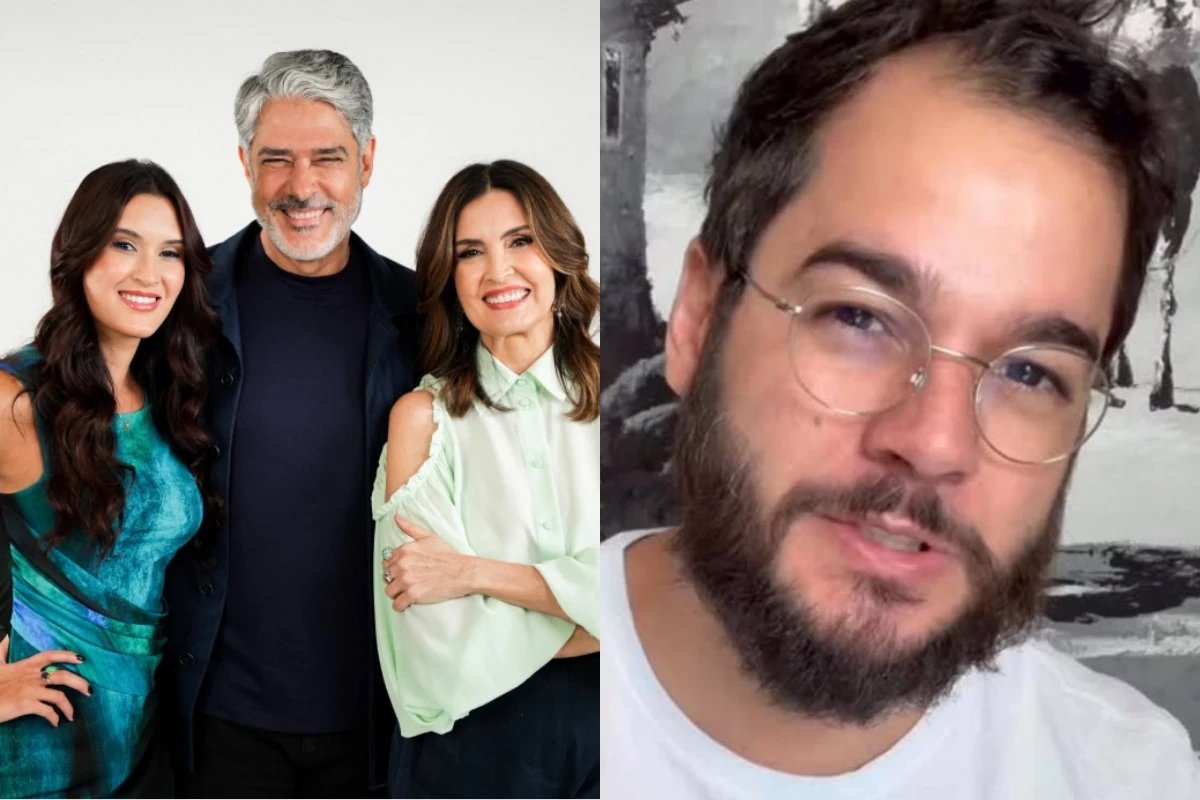 Fatima Bernardes posta foto com Bonner e a filha faz