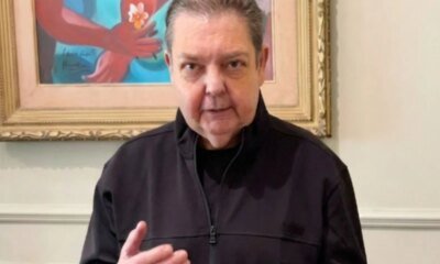 Faustao faz rara aparicao na TV e deixa recado sobre